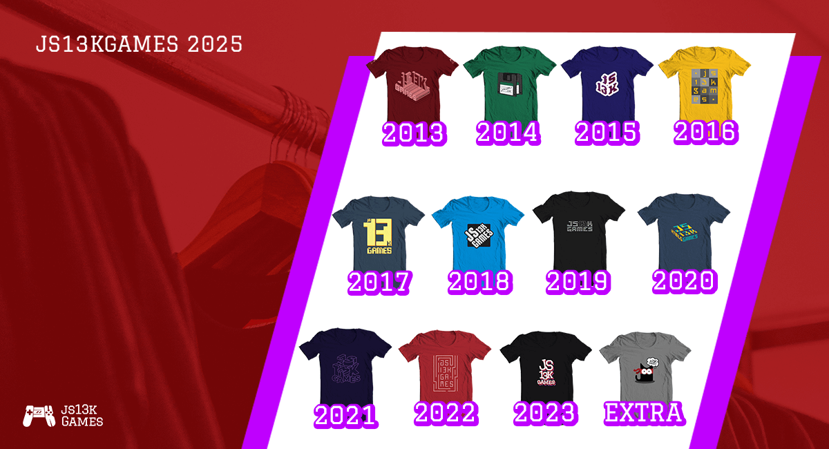 js13kGames t-shirts