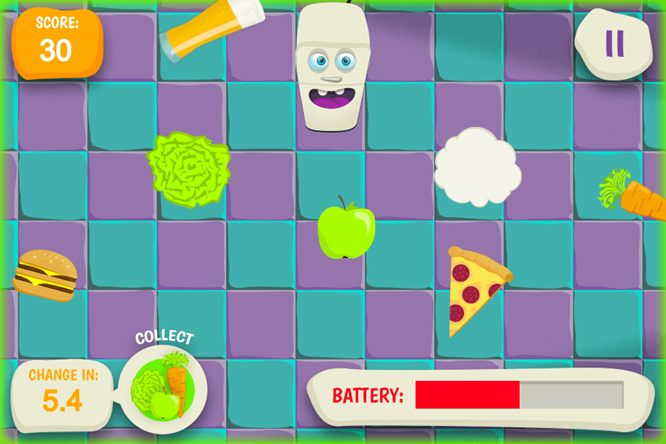 Hungry Fridge - gameplay on mobile