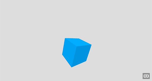 A-Frame cube